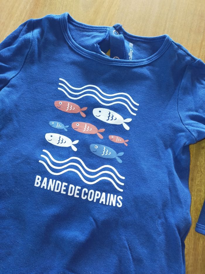 Lot de 2 pyjamas bleus 18 mois - photo numéro 3