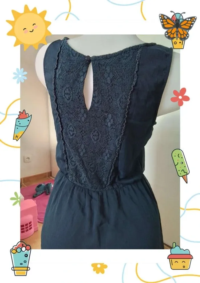 Robe voile et dentelle - photo numéro 4