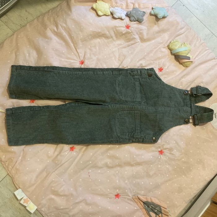 Salopette verte kaki