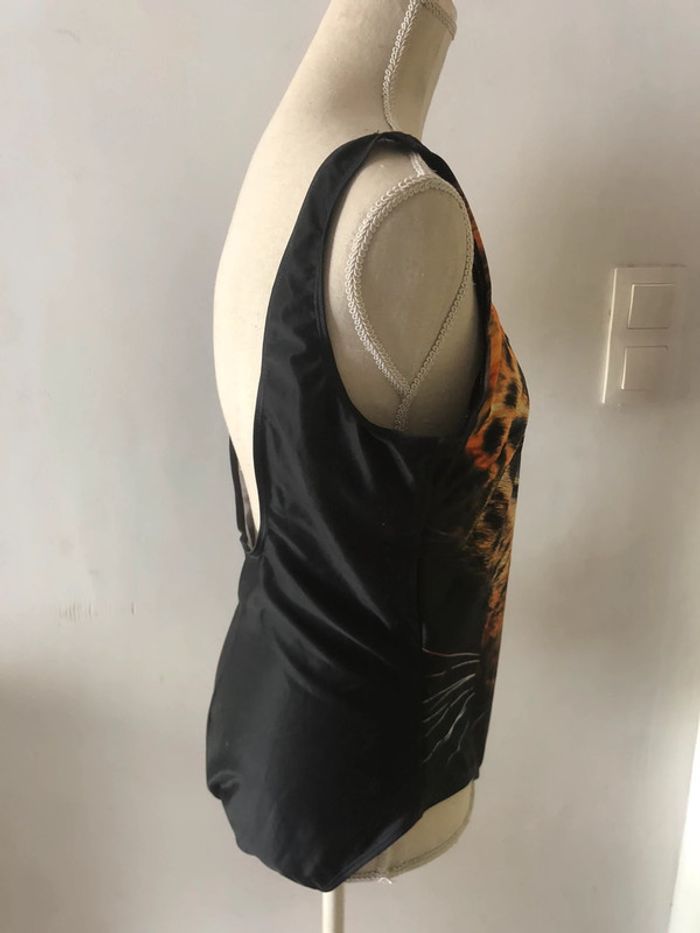 Sublime maillot de bain motif tête de léopard taille 42 très bon état - photo numéro 9