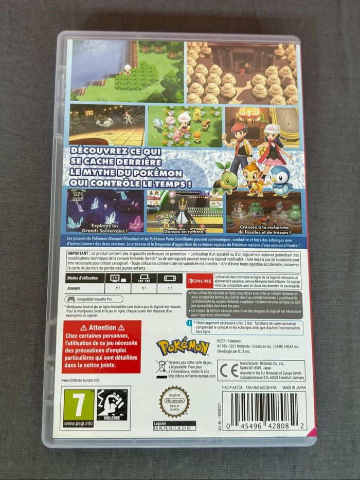Jeu switch Pokemon diamant - photo numéro 3
