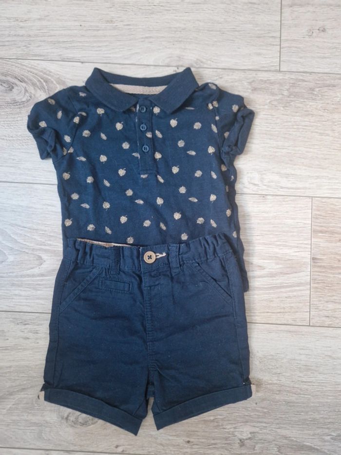 Ensemble été bébé garçon 9 mois, Kiabi, neuf