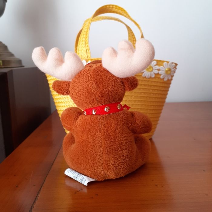 Petit Doudou-peluche Renne/ Élan - photo numéro 3