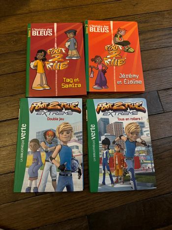 Lot 4 livres foot de rue