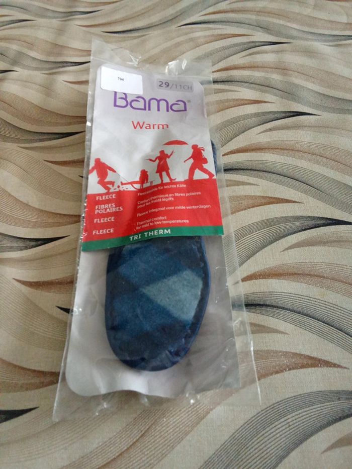 Semelles fibres polaires 29 Bama