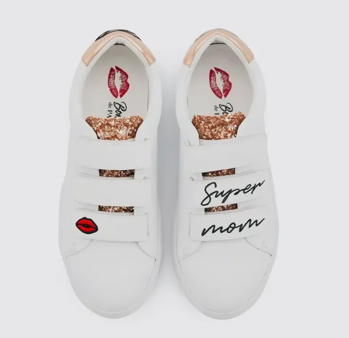 Baskets neuves femme bons baisers de paris - photo numéro 2