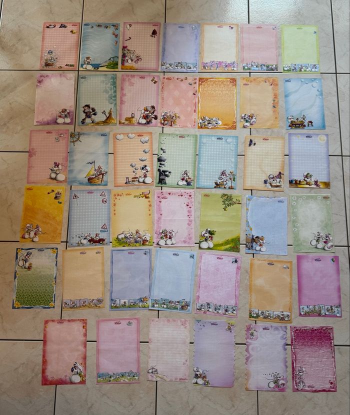 Lot Feuilles Diddl A4 et A5 - photo numéro 2