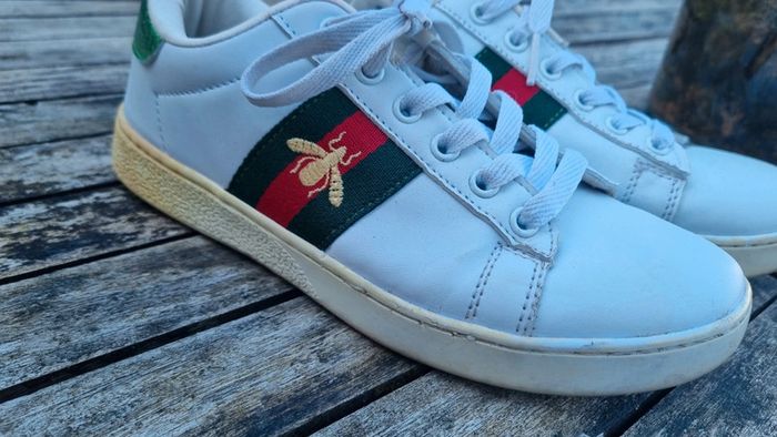 Baskets sneakers T36 blanche - photo numéro 4