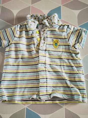 D2368 - polo garçon 3 mois