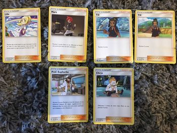 Cartes Pokémon dresseur supporter