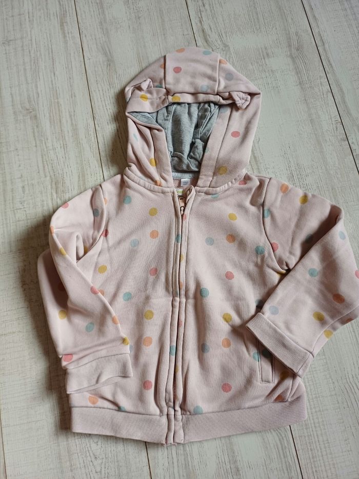 Sweat zippé à capuche en 6 ans de vertbaudet