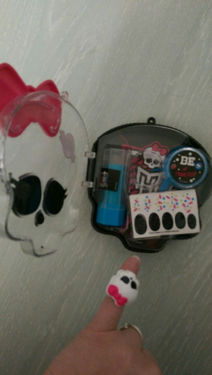 Boite monster high avec accessoires - photo numéro 2