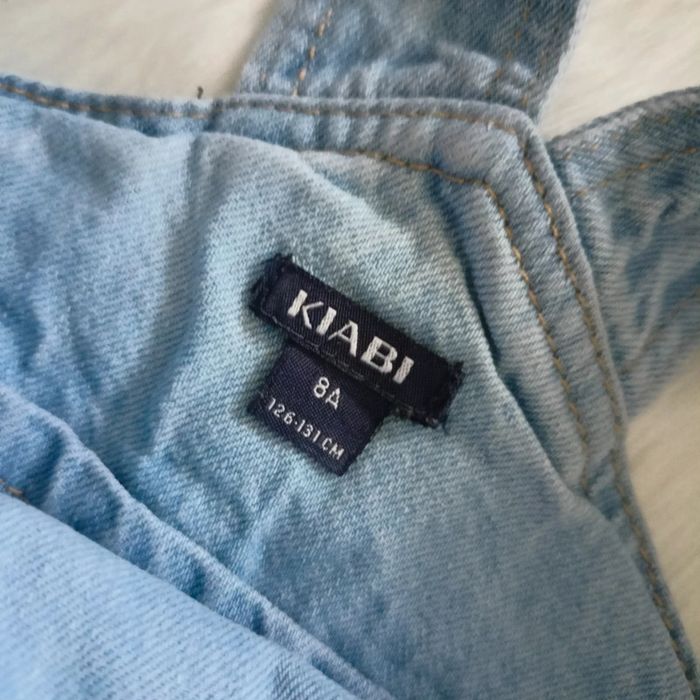 Robe salopette jeans 8 ans - photo numéro 4