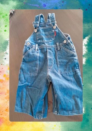 Salopette Enfant In Extenso 12-18 mois Bleu Très bon état