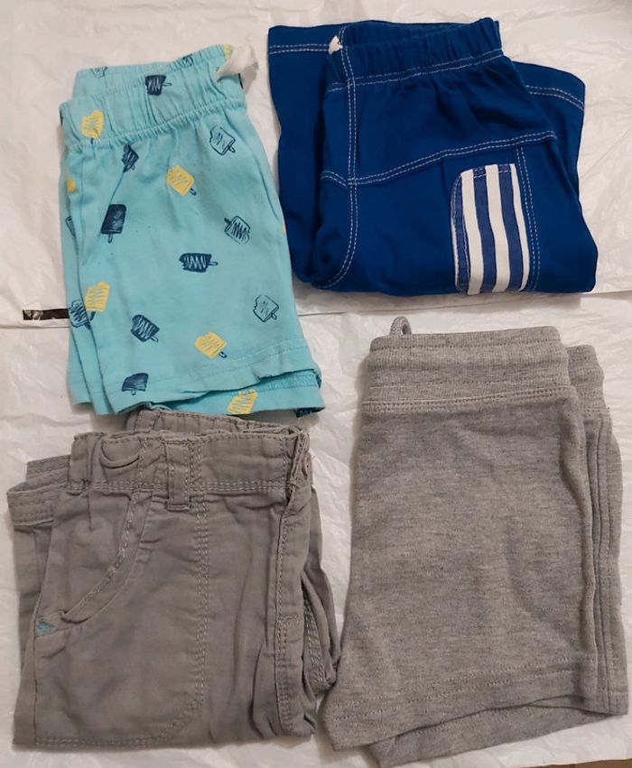 Lot de 4 shorts garçon 2 ans - photo numéro 2