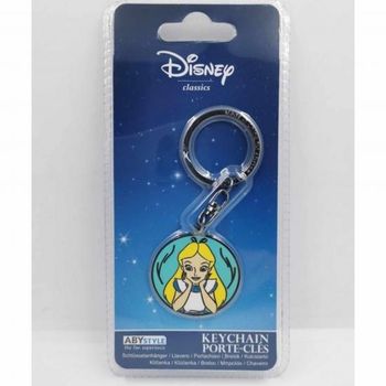 ALICE AU PAYS DES MERVEILLES - Porte-Cles Metal Disney 