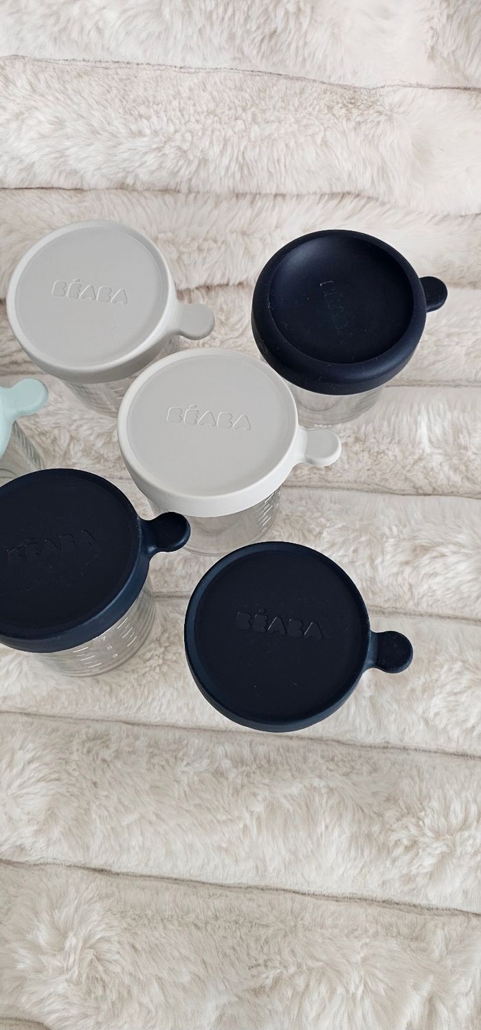 Lot de 8 pots BEABA en verre - photo numéro 3