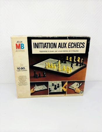 Initiation aux échecs vintage 