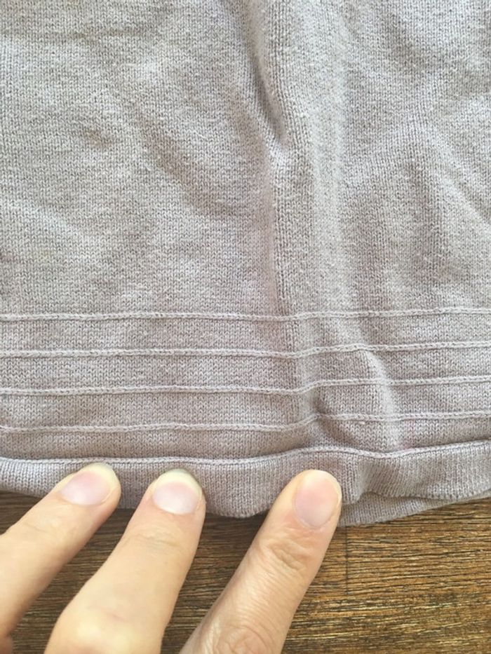 Robe mauve/ manches longues/Kitchoune/12m - photo numéro 3