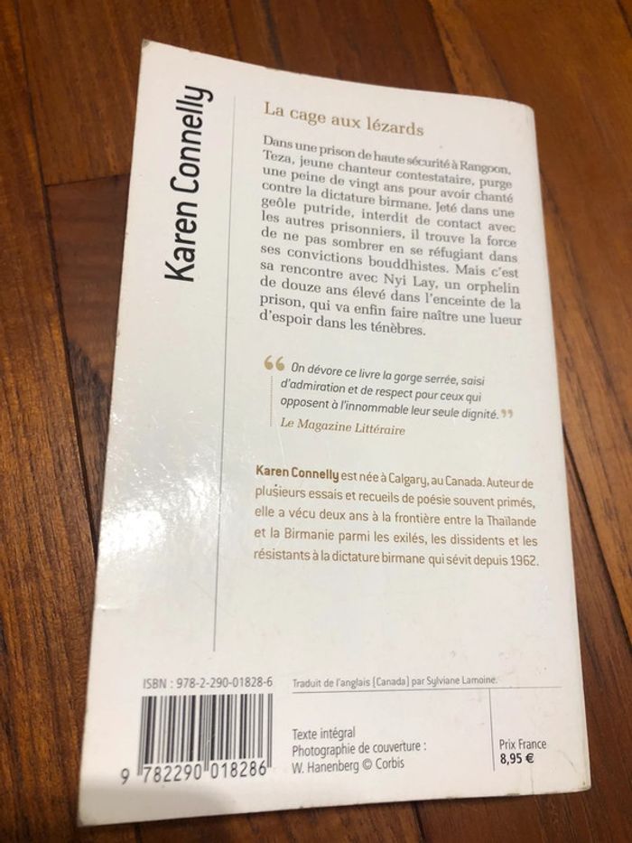 Livre la cage aux lézards - photo numéro 2