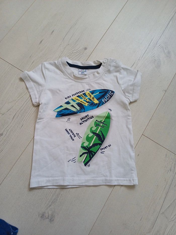 T-shirt blanc 12 mois