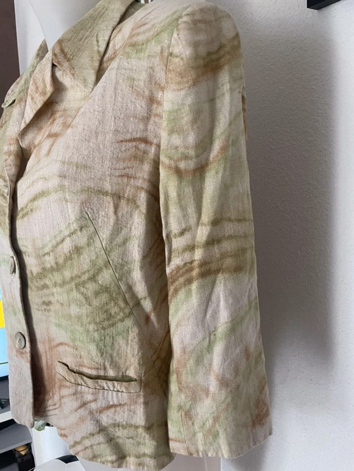 Blazer en lin tissu Maldives - photo numéro 3