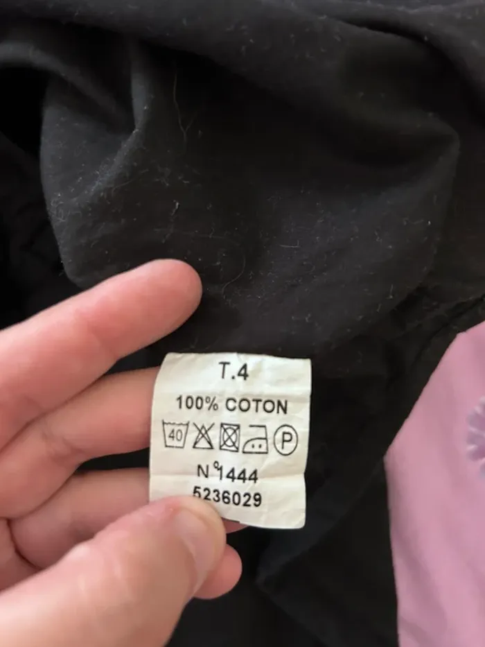 Chemise noire à manches courtes No Problemo - Taille L (taille française) - photo numéro 7