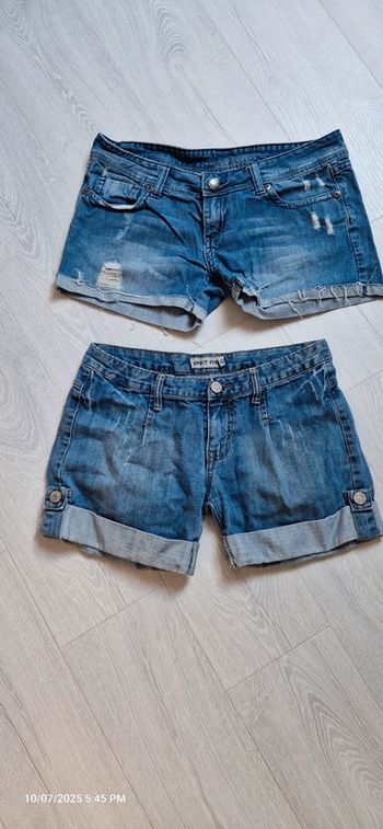 💞 2 shorts en jean -  taille 42 💞 c8