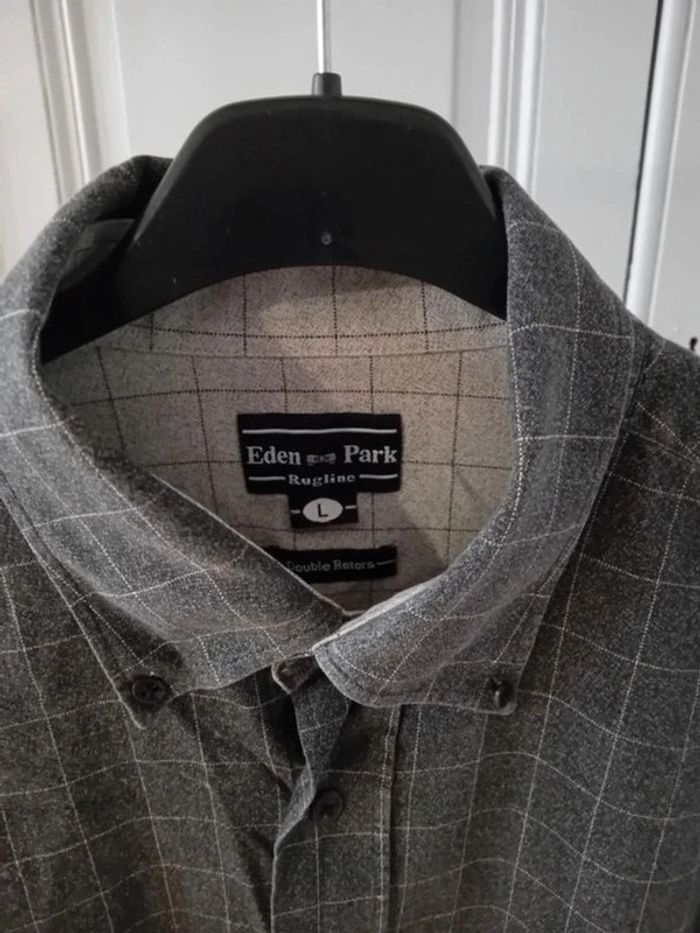 Chemise à carreaux - Eden Park - L - photo numéro 7