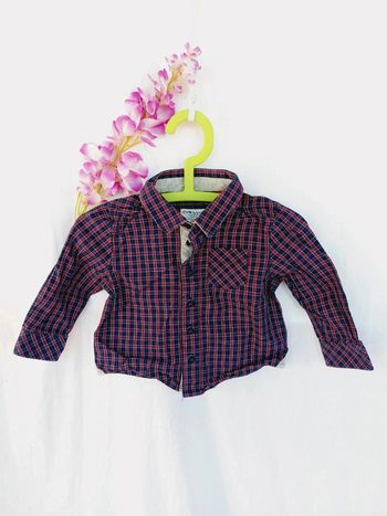 Très belle chemise manches longues Cyrillus 6 mois