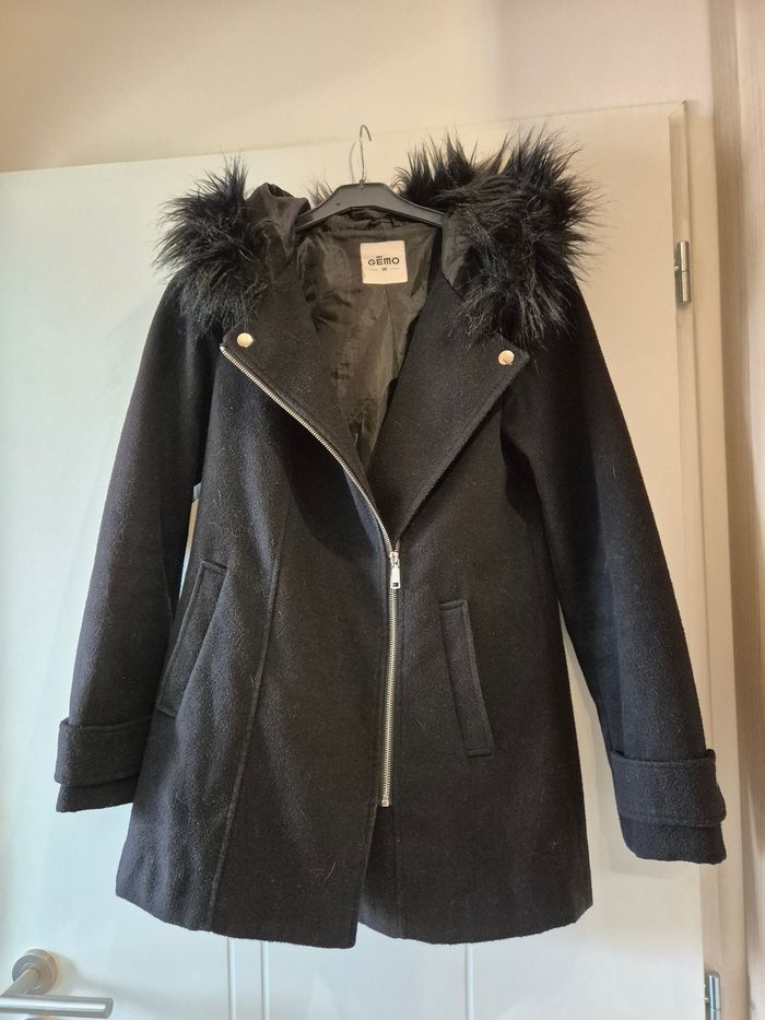 Manteau noir à capuche - photo numéro 6