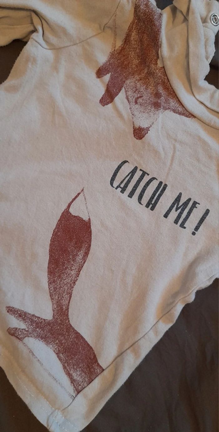 T-shirt manches longues sous pull col roulé - photo numéro 2