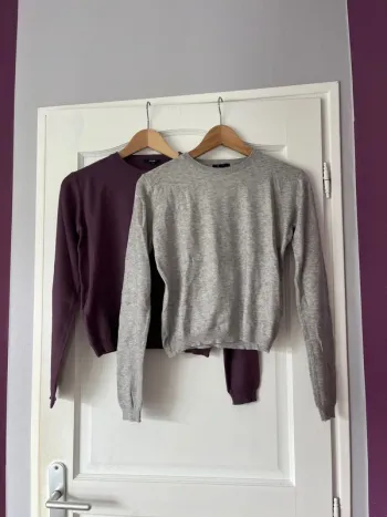 Lot 2 pulls en laine – Kiabi – Taille XS