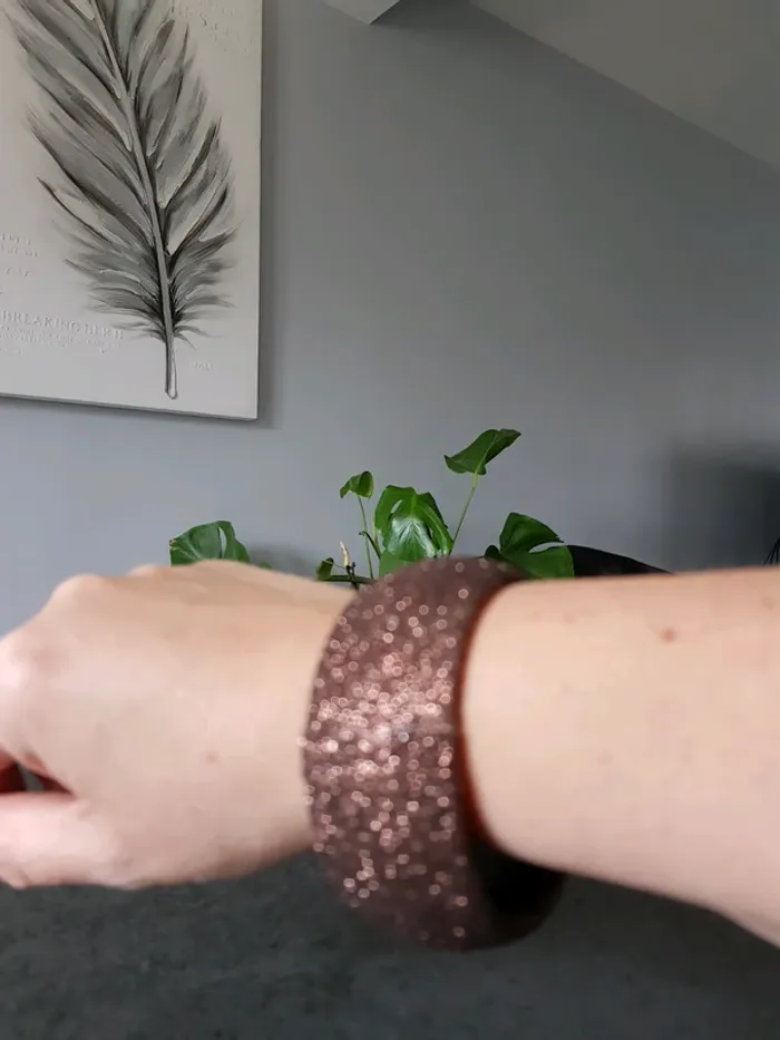 Bracelet fantaisie à paillettes - photo numéro 5