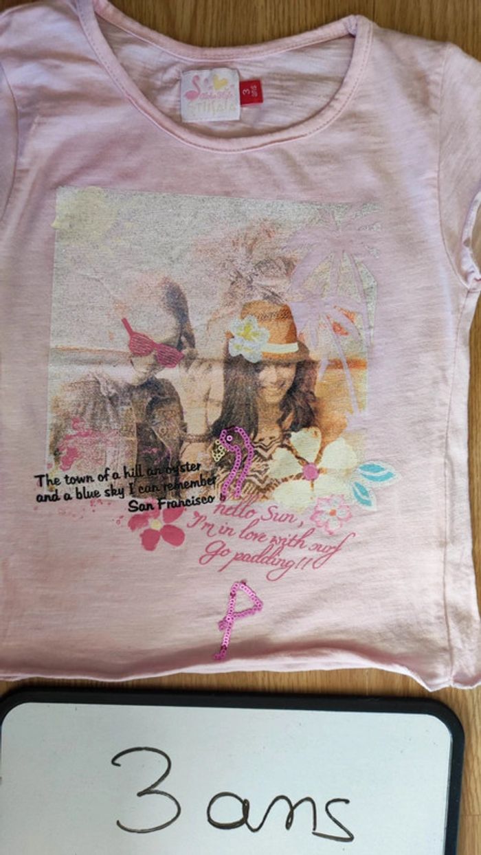 T-shirt et pantacourt taille 3 ans - photo numéro 4