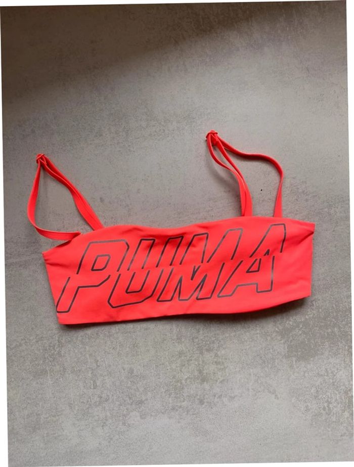 Haut de maillot de bain Puma orange Taille S