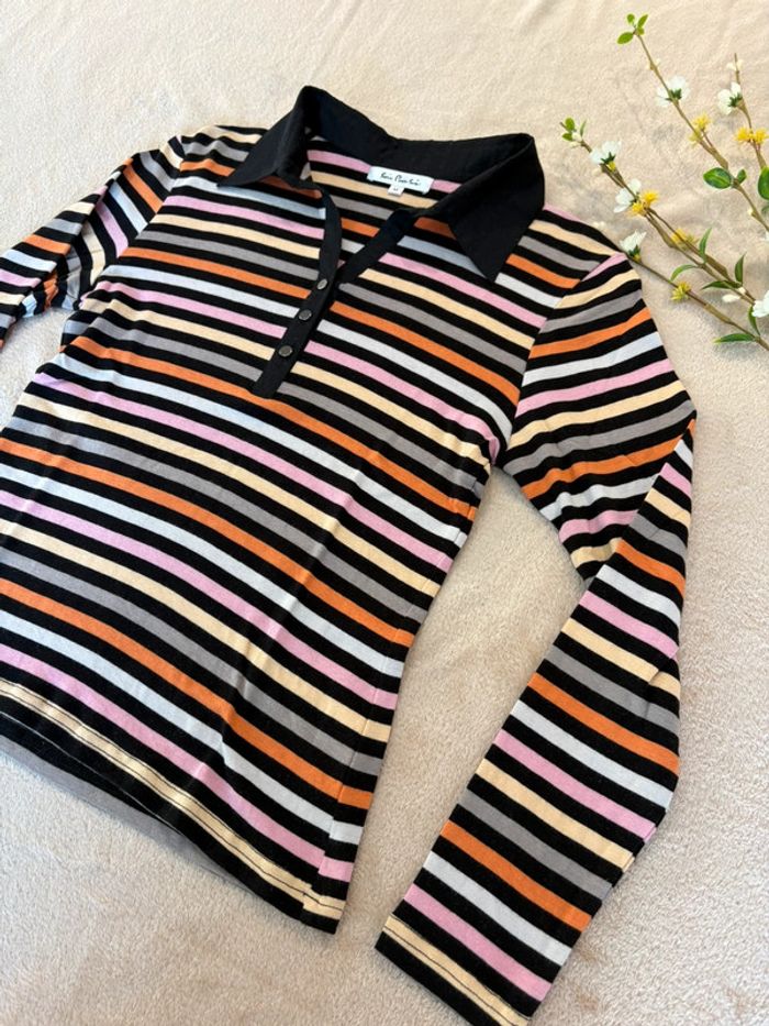 Polo manches longues femme M - photo numéro 3