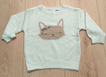 Pull Doux chat Gemo - Taille 9 mois