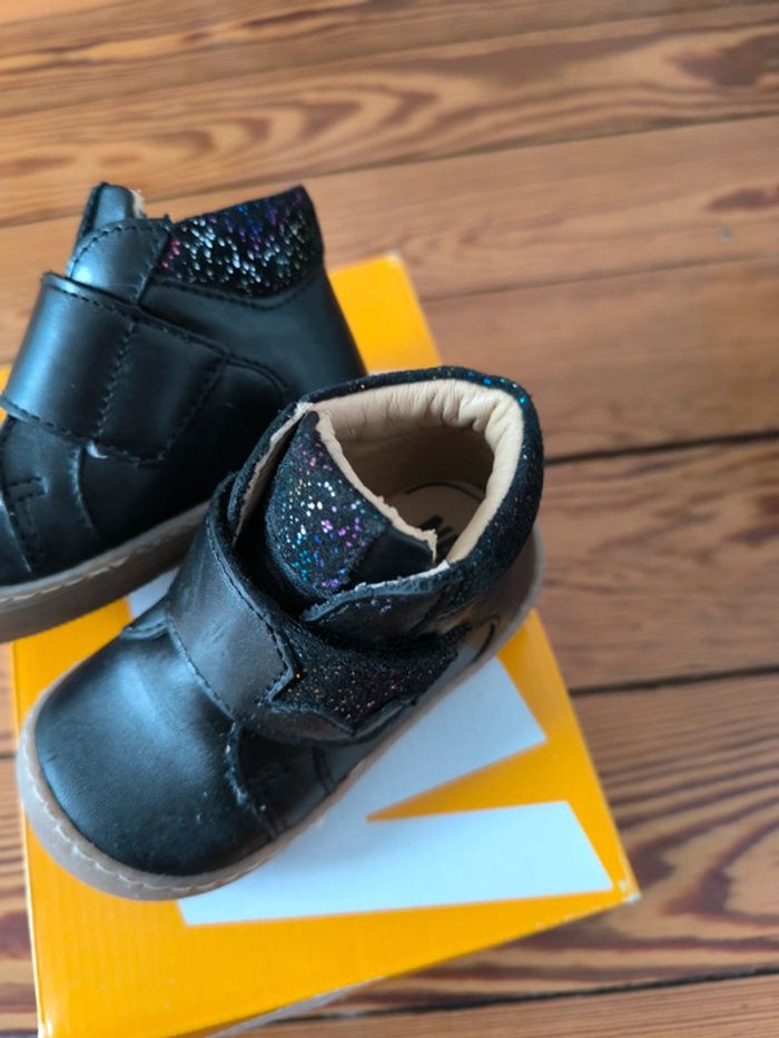 Bottines en cuir 1ers pas - photo numéro 3