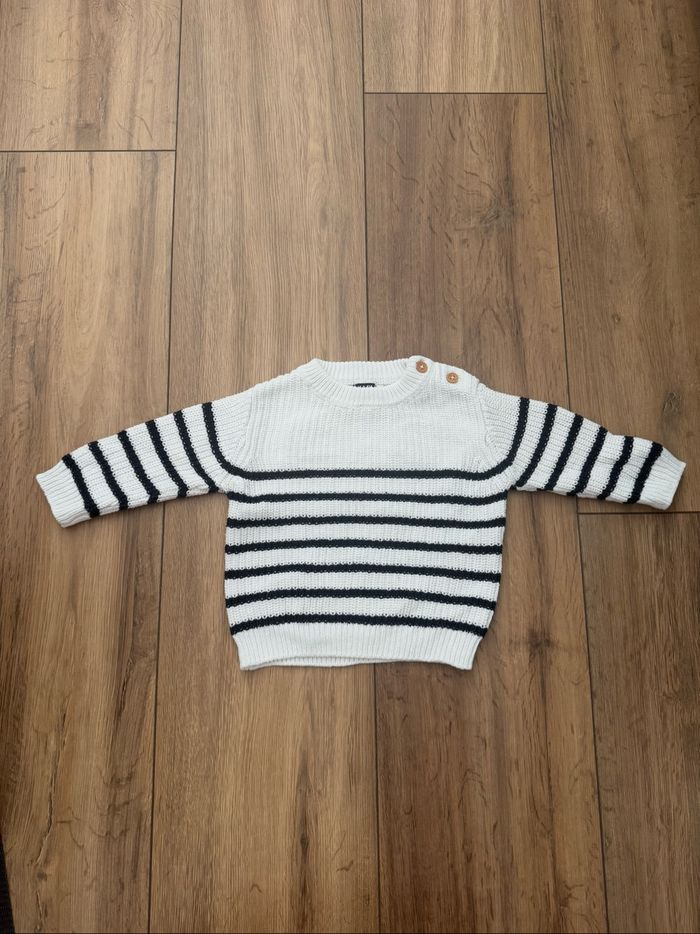 Pull marinière Kiabi 3 mois