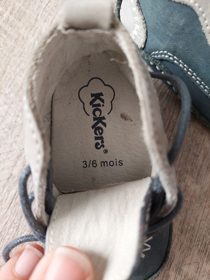 Chausson chaussures souple kickers 3-6mois - photo numéro 5
