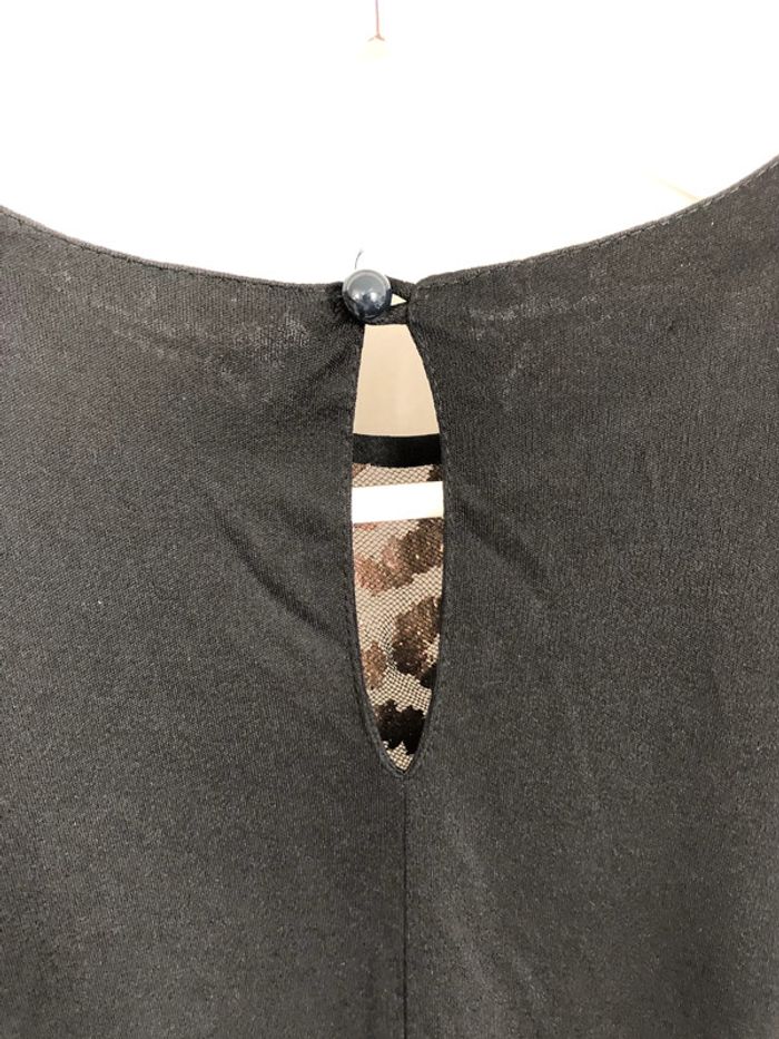 Haut noir vintage avec tigre taille 40 42 très bon état - photo numéro 13