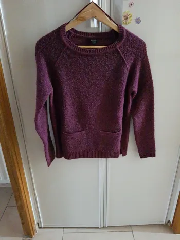 Pull femme col rond