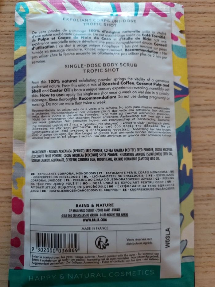 Exfoliant corps Baïja tropic shot - photo numéro 2