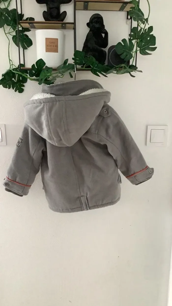 Blouson gris hiver - photo numéro 3