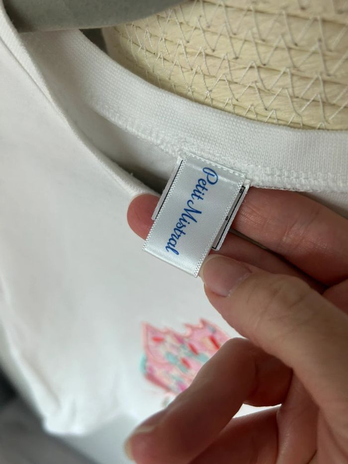 T-shirt fille 5 ans Petit Mistral 🍦 Liberty Betsy - photo numéro 3