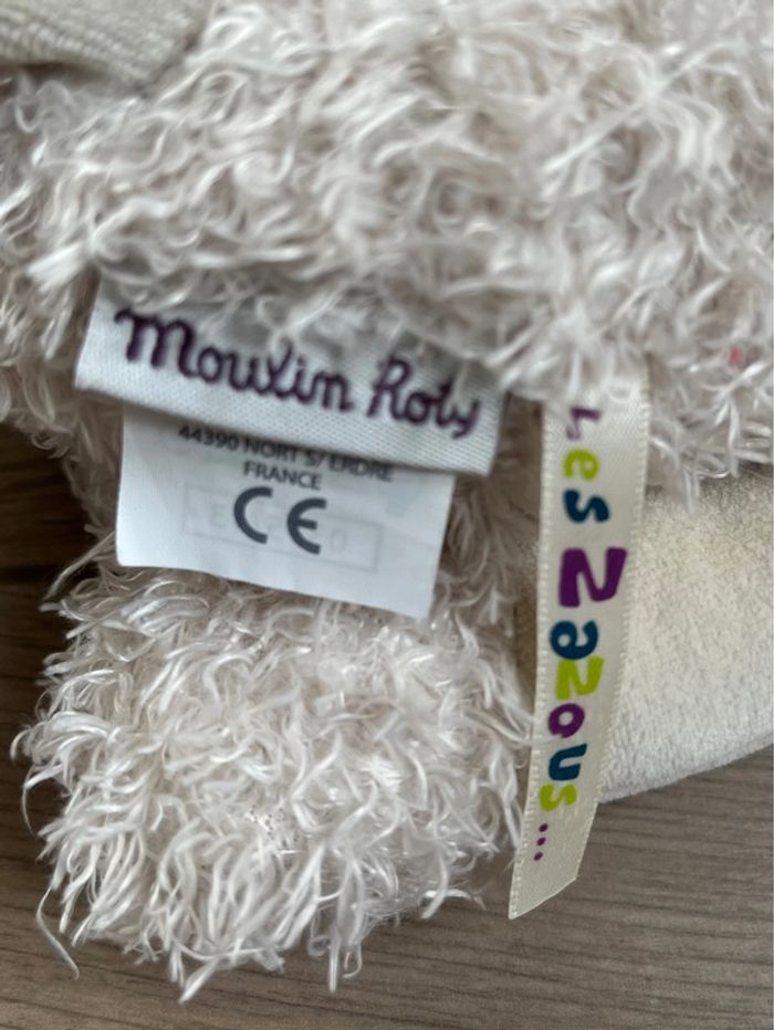 Peluche lapin Tap Tap 33 cm Les Zazous Moulin Roty - photo numéro 7