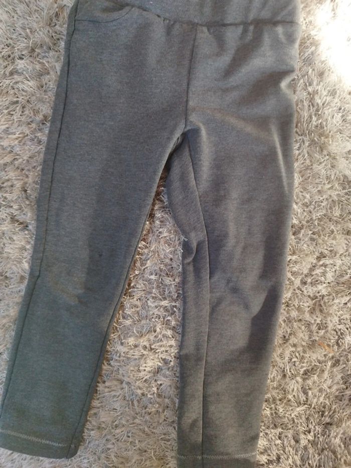 Legging gris uni fille 36 mois orchestra