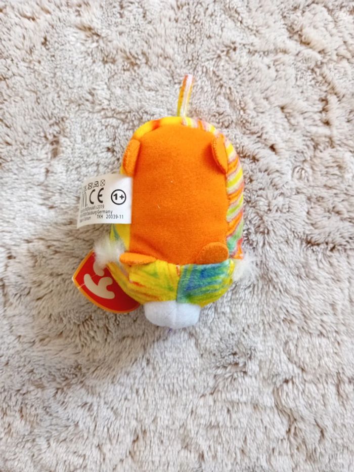 Peluche tigre multicolore - photo numéro 3