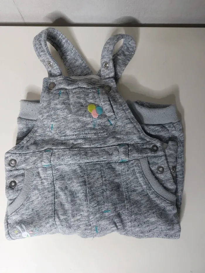 Salopette gris "Obaibi" - photo numéro 4